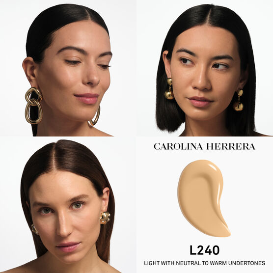 CAROLINA HERRERA NUDE COUTURE TRIPLE MOISTURE SERUM FOUNDATION L240 30 ML